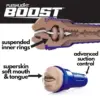 Fleshlight Boost Boca Masturbador Simulação Realista
