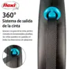 Flexi Cinta de Passagem Azul 5m