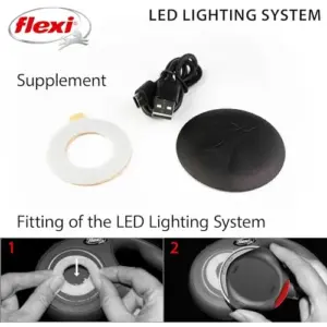 Flexi Sistema de Iluminação LED Preto 7cm