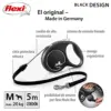 Flexi Trela Black Design 5 M Negro