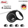 Flexi Trela Black Design 5 M Negro