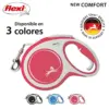 Flexi Trela de Rodadura New Comfort 5 Metros Vermelho