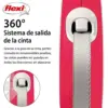 Flexi Trela de Rodadura New Comfort 5 Metros Vermelho