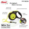 Flexi Trela em fita New Neon M 5m