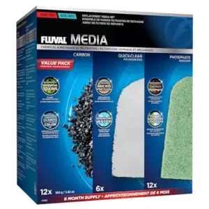 Fluval Pack Bio-Foam Serie 07 6 Meses Filtração Mecânica e Química