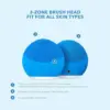 Foreo Luna 2 Mini Escova de Limpeza Facial com Massagem T-Sonic Aquamarine