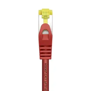 Aisens Cabo de Rede RJ45 Cat7 S/FTP 50cm Vermelho
