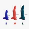 Fun Factory Limba Dildo Flexível Vermelho Tamanho M