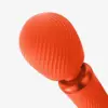 Fun Factory Vim Recarregável Vibratório Pesado Rumble Wand Sunrise Laranja