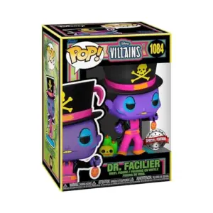 Funko Colecionável Disney Villains Dr. Facillier Black Light