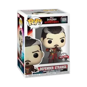 Funko Colecionável Doctor Strange Defender Strange Edição Metallic Exclusiva