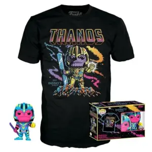 Funko Colecionável Funko POP! & Tee Thanos Endgame Blacklight M