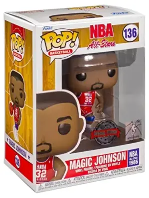 Funko Colecionável Funko POP! NBA Legends Magic Johnson Blue All-Star 1986