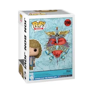 Funko Colecionável Funko POP! Rocks Bon Jovi 1980’s