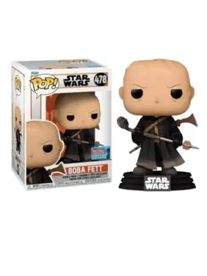 Funko Colecionável Funko POP! Star Wars The Mandalorian Boba Fett No Armor