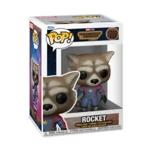 Funko Colecionável Guardians of the Galaxy Rocket Raccoon 2023 Edição Exclusiva