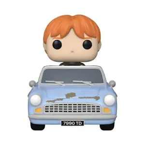 Funko Colecionável Harry Potter Rides Ron Weasley em Carro Voador