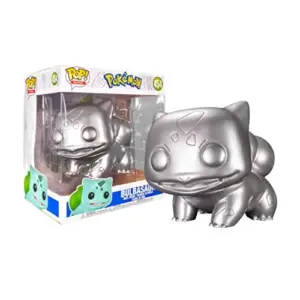 Funko Colecionável Pokémon Bulbasaur Metallic Edição Jumbo