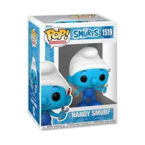Funko Colecionável Smurfs Handy Smurf Edição Exclusiva