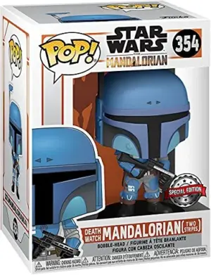 Funko Colecionável Star Wars The Mandalorian Death Watch Mandalorian Two Stripes