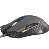 Fury Hustler 6400 DPI USB preto RGB