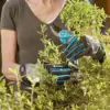 Gardena Luvas de Jardinagem Antiderrapantes Tamanho M Cinza Segurança