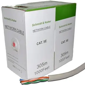 Gembird Cabo Rede Bobine 305m Cinza