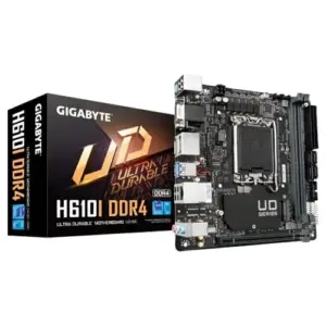 Gigabyte H610I DDR4 Intel LGA 1700 Preto Compatível com Processadores de 12ª Geração
