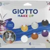 Giotto Pintura Facial Metalizadas com Pincel e Esponja 160g