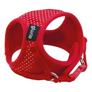 Gloria Arnês para Cães Pontos 33-44 cm Vermelho Tamanho L