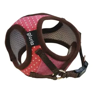 Gloria Arnés para Cães Puntos L Rosa 33-44 cm