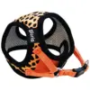Gloria Pets Peitoral Leopardo Azul M
