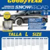 Goodyear Snow & Road correntes de neve Tamanho L Branco