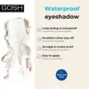 Gosh Linha Mineral Sombra de Olhos Pearly White Waterproof
