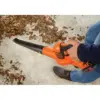 Black+Decker soprador de folhas GWC1820PC 209 km/h