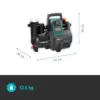 Gardena 19080-20 1300W 5000L/h Bomba de água preta