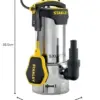 Stanley SXUP1100XDE Inox 1100W 16500l/h bomba submersível