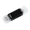 Hama Leitor de Cartões OTG USB 2.0 Preto