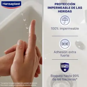 Hansaplast Curativo Impermeável 20 unidades Proteção Contra Água