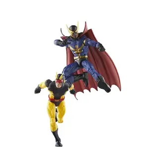 Hasbro Marvel Legends Figuras de Coleção Nighthawk e Blur 15cm