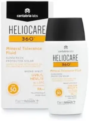 Heliocare Protetor Solar SPF50 Fluido Mineral Tolerance