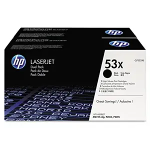 HP 53X Q7553XD Toner Alta Capacidade Preto 7000 páginas