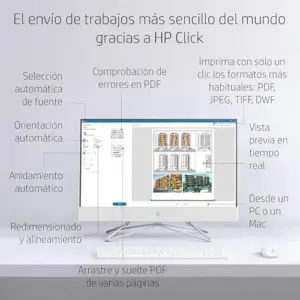 HP DesignJet T250 Impressora de Grande Formato Rápida e Sustentável