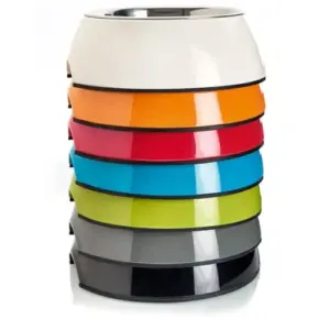 Hunter Comedouro Melamina e Inox XL Branco