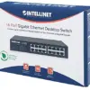 Intellinet Switch 16x Giga Portas RJ45 Preto