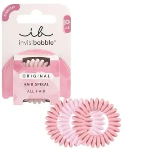 Invisibobble Elásticos para Cabelo Rosa