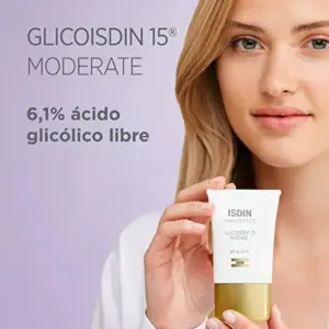 Isdin Glicoisdin 15 Moderate Gel para Renovação da Pele 50g