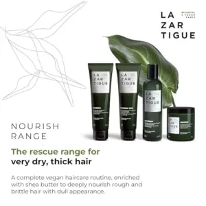 J. F. Lazartigue Linha Nourish Máscara Nutrição Intensiva Manteiga de Karité, Babasu e Coco 250ml
