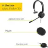 Jabra Evolve 30 II Mono MS auscultador com microfone preto 142 g