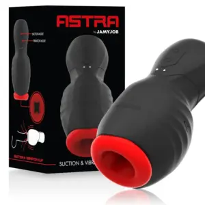 Jamyjob Astra Sucção e Vibração Preto
